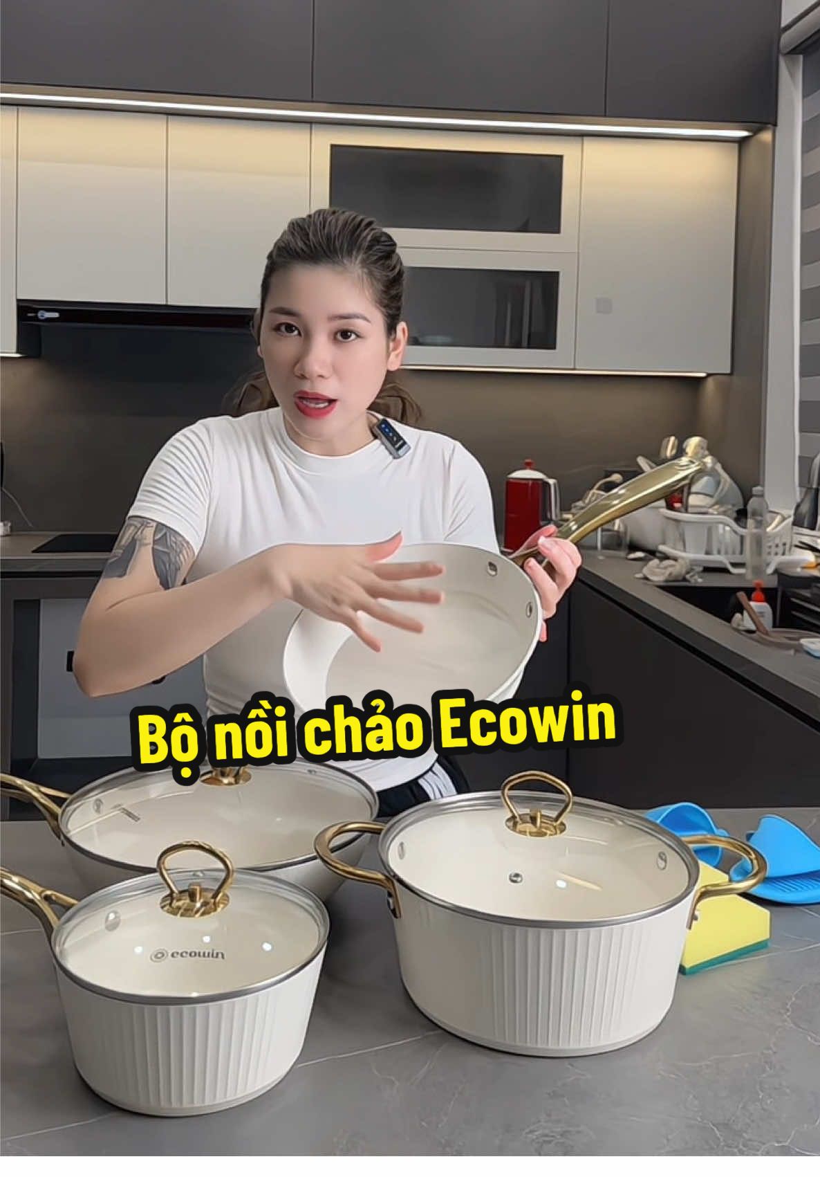 Bộ nồi chảo Ecowin phong cách Châu Âu #bonoichao #bonoichaochongdinh #noichaochongdinh #ecowin #dodungnhabep 