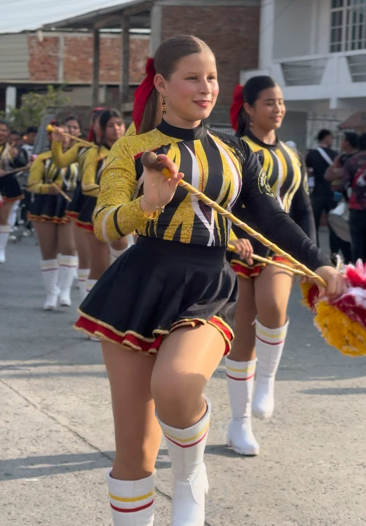 San clemente ❤️ #bastonerastop #desfile #fyp #ecuador🇪🇨 #viral
