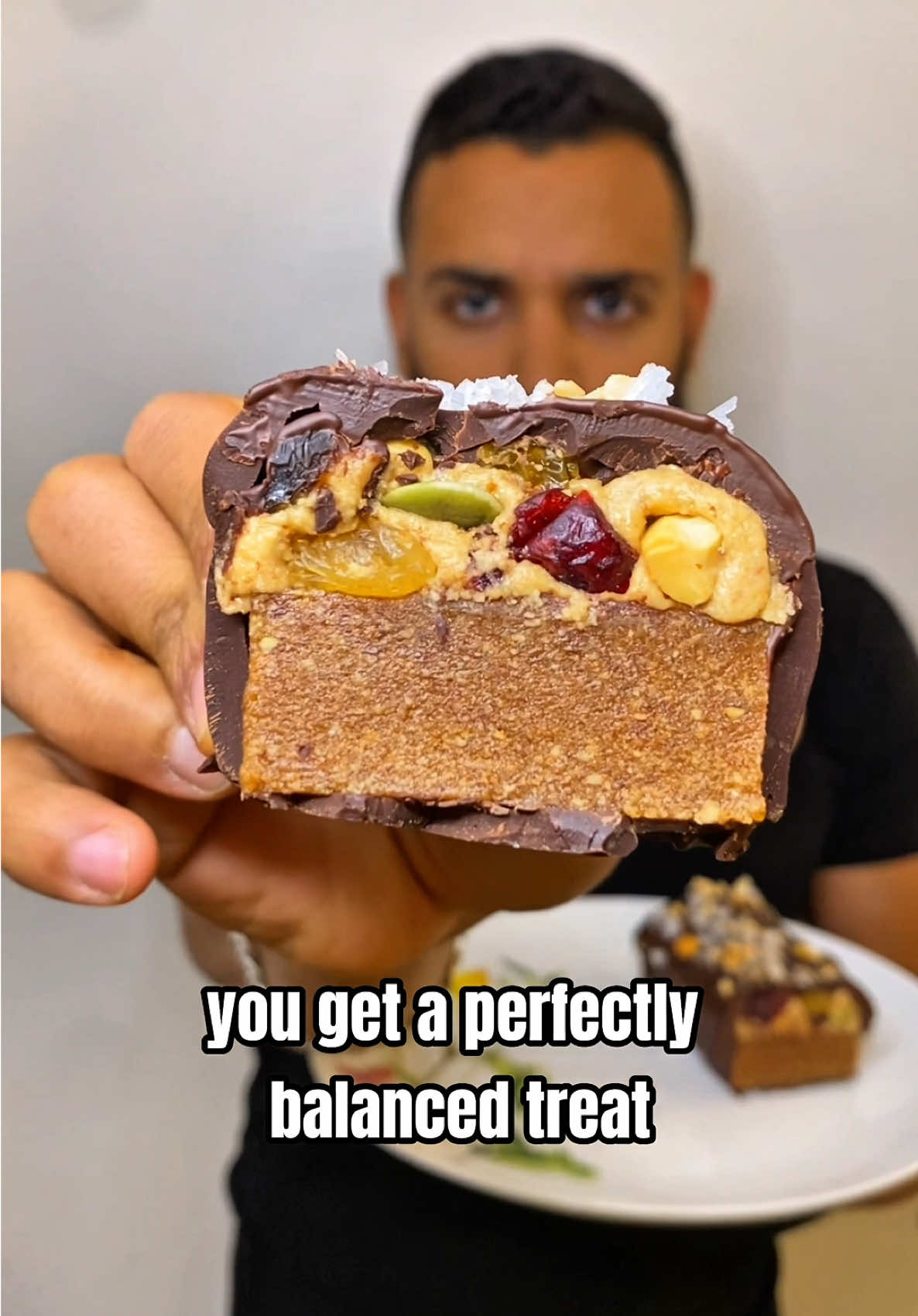 🍫✨ THE ULTIMATE GUIDE TO LUXURY FRUIT SNICKERS BARS — Guilt-Free Indulgence, Elevated Prepare to experience fruit, nuts, and chocolate like never before. These handcrafted Fruit Snickers Bars are creamy, crunchy, naturally sweet, and dipped in rich dark chocolate for a gourmet finish. Here’s how to create your own luxurious batch: ⸻ 🔸 Step 1 – Creamy Nut Butter Layer In a high-speed blender, blend until ultra-smooth and velvety: 	•	½ cup raw almonds 	•	½ cup raw cashews 	•	2 tablespoons honey (or maple syrup for a vegan twist) ⸻ 🔸 Step 2 – Soft Nougat Base In a food processor, pulse until the mixture becomes doughy and pliable: 	•	12 soft Medjool dates, pitted 	•	½ cup almonds 	•	A pinch of sea salt Press this mixture into a parchment-lined mold to form a compact, even base. ⸻ 🔸 Step 3 – Assemble with Texture & Elegance Pour the creamy nut butter over the nougat and spread gently. Top with: 	•	A handful of chopped mixed nuts (e.g., walnuts, hazelnuts) 	•	A handful of finely chopped dried fruits (e.g., apricots, cranberries) This gives every bite a luxurious, chewy-crunchy finish. ⸻ 🔸 Step 4 – Freeze to Set Place the mold in the freezer for 1 hour until the layers are firm and ready to slice. ⸻ 🔸 Step 5 – Chocolate Coating with a Gourmet Touch Cut into elegant rectangular bars. Dip each bar into melted dark chocolate and finish with: 	•	A pinch of fleur de sel 	•	A sprinkle of chopped nuts or dried rose petals for that signature finish ⸻ 🔸 Step 6 – Final Set & Serve Return the bars to the freezer for 10 minutes to let the chocolate shell fully set. Then… indulge. ⸻ ✨ You’ve just made the ultimate homemade luxury Fruit Snickers Bars — rich, nourishing, and beautifully indulgent. #snickers #chocol#chocolatelatelover #healthyfood #snack               