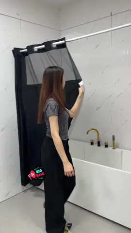 No hooks shower curtain#showercurtain #bathroomaccessories #bathroommakeover #bathroomsupplies 