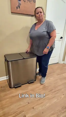 Garvee Home 2x10.6 Gallon Stainless Steel Trash Can.  #trashcan #kitchen hack https://wayward.com/s/5yR9WJ0g