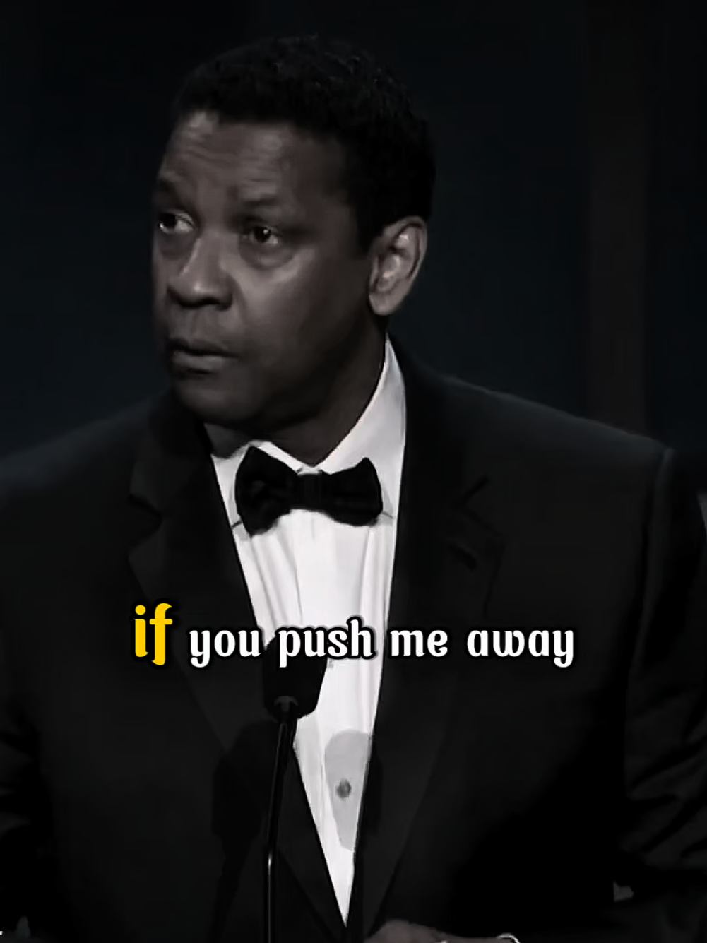 if you push me away -Denzel Washington 💭📖 #motivationalspeaker #denzelmindset #denzelwashington #inspiration #motivational 