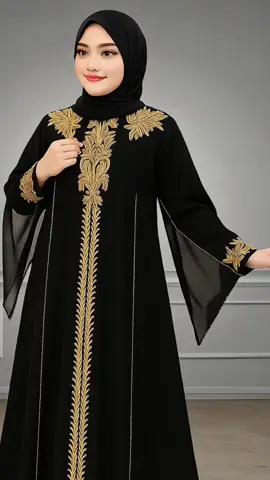 gamis lebaran 2026 abaya arabian dubai mewah model terbaru 