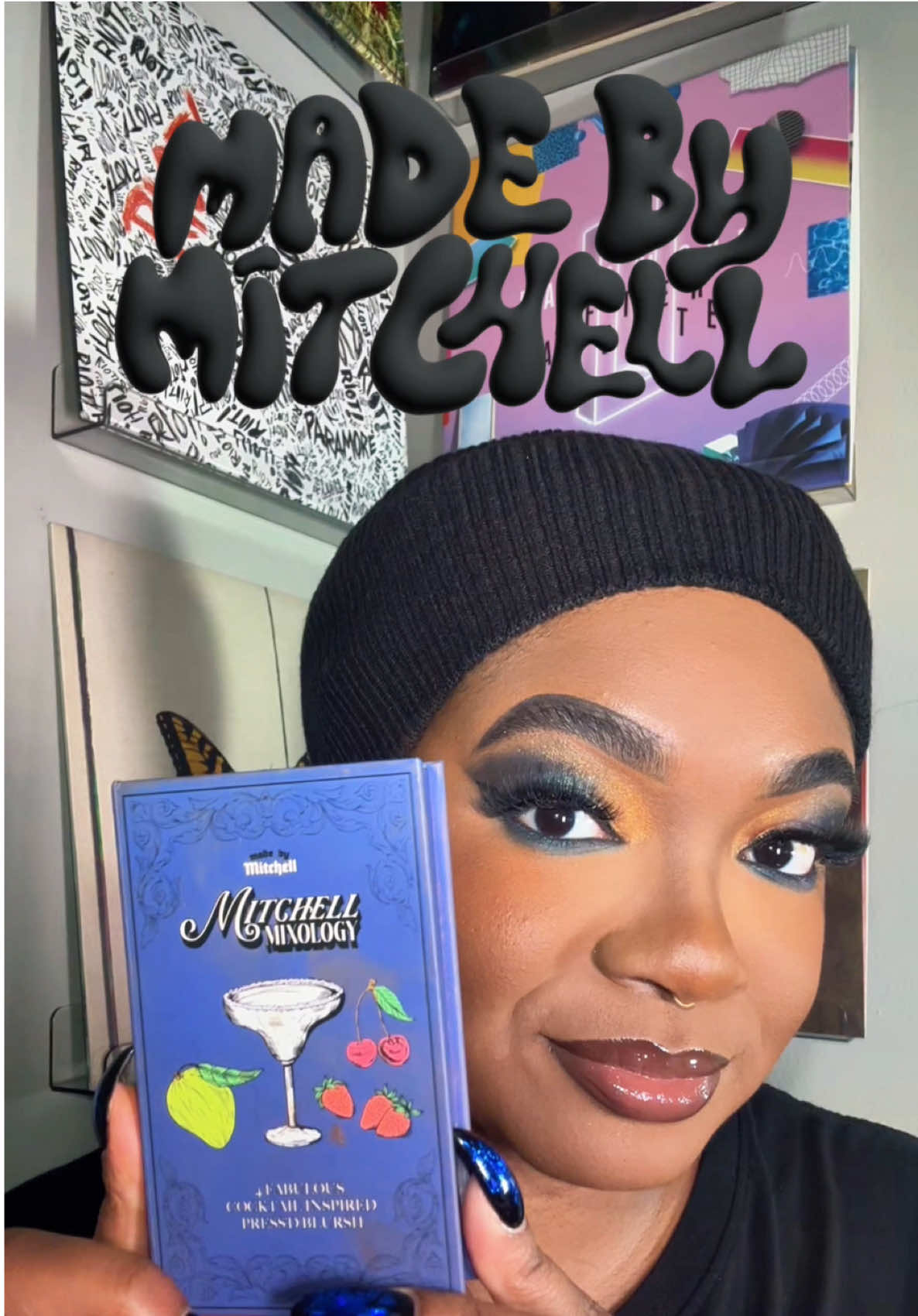 🍹🧊MITCHELL MIXOLOGY🧊🍸 by @🇬🇧MADEBYMITCHELL🇬🇧 @🇺🇸MADEBYMITCHELL🇺🇸  I’m using the blush shade 🥭Mango Daquiri🥭 #madebymitchell #mitchellmixology #blurshbook #madebymitchellmakeup #blackgirlmakeup #ukmakeup #orangeblush 
