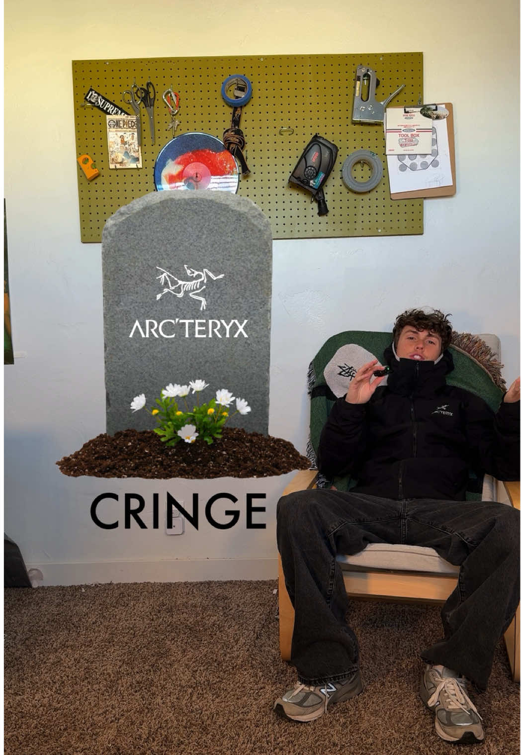 Tbh don’t think it’s cringe… but it’s in JD Sports??? not even cooked… bros burnt 🥀😭  #gorpcore #streetwear #arcteryx #OOTD #mensfashion 