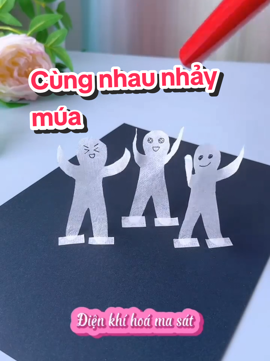 cùng nhau nhảy múa nào #lonlencungcon #thucong #vuahocvuachoi #khoahocvui 