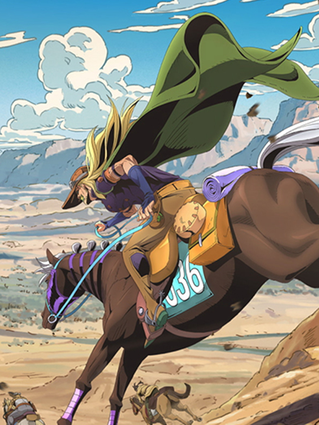Based on the original work by Hirohiko Araki, the animation series STEEL BALL RUN JoJo's Bizarre Adventure, will premiere only on Netflix. More news to come! #jojo_anime