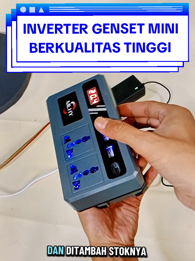 INVERTER GENSET MINI MULTIFUNGSI MLHY ORIGINAL  #inverter #genset #gensetmini #MLHY #invertermultifungsi 