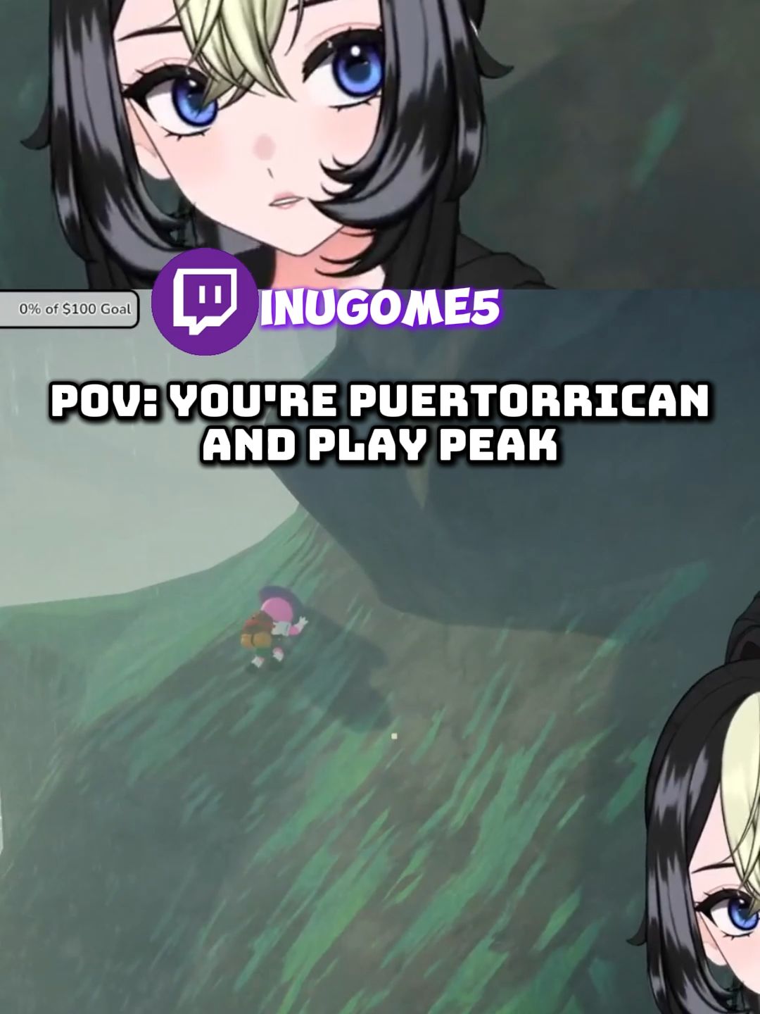 Pov: You're Puertorrican and play Peak w/ @moonbornghostie #vtuber #peak #funny #foryoupage #streamer #twitch #viral #puertorico