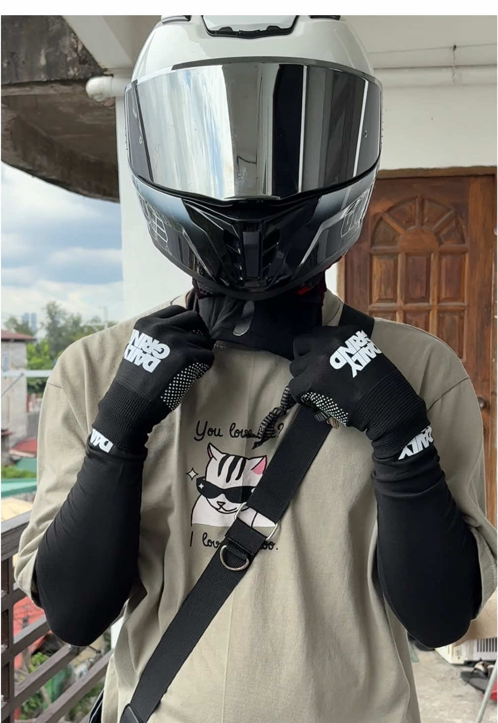 Mapapa long rides ka talaga nito! #balaclava #armsleeve #gloves #ridesafe #fyp 