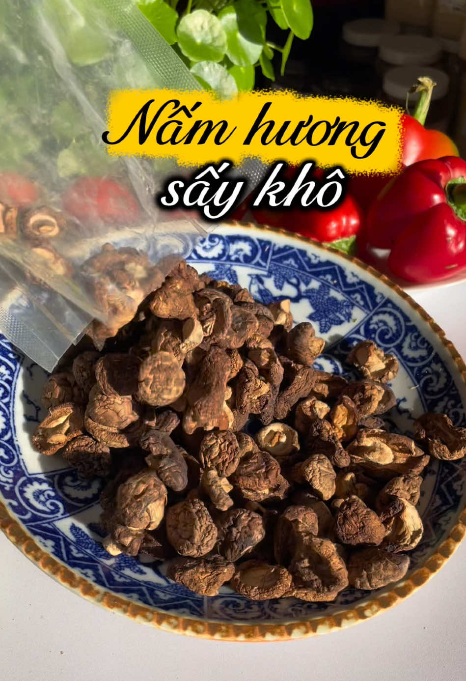 Nấm hương Sapa sấy khô #namhuongsapa 