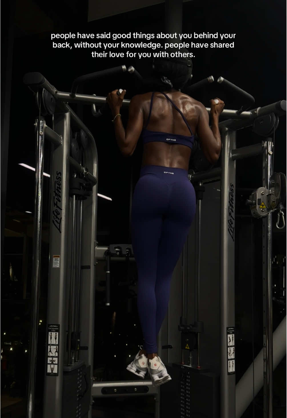 people are talking behind your back🤭 a different perspective than the usual trend:) #gymgirlsoftiktok #GymTok #gymmotivation #back #girlhood 