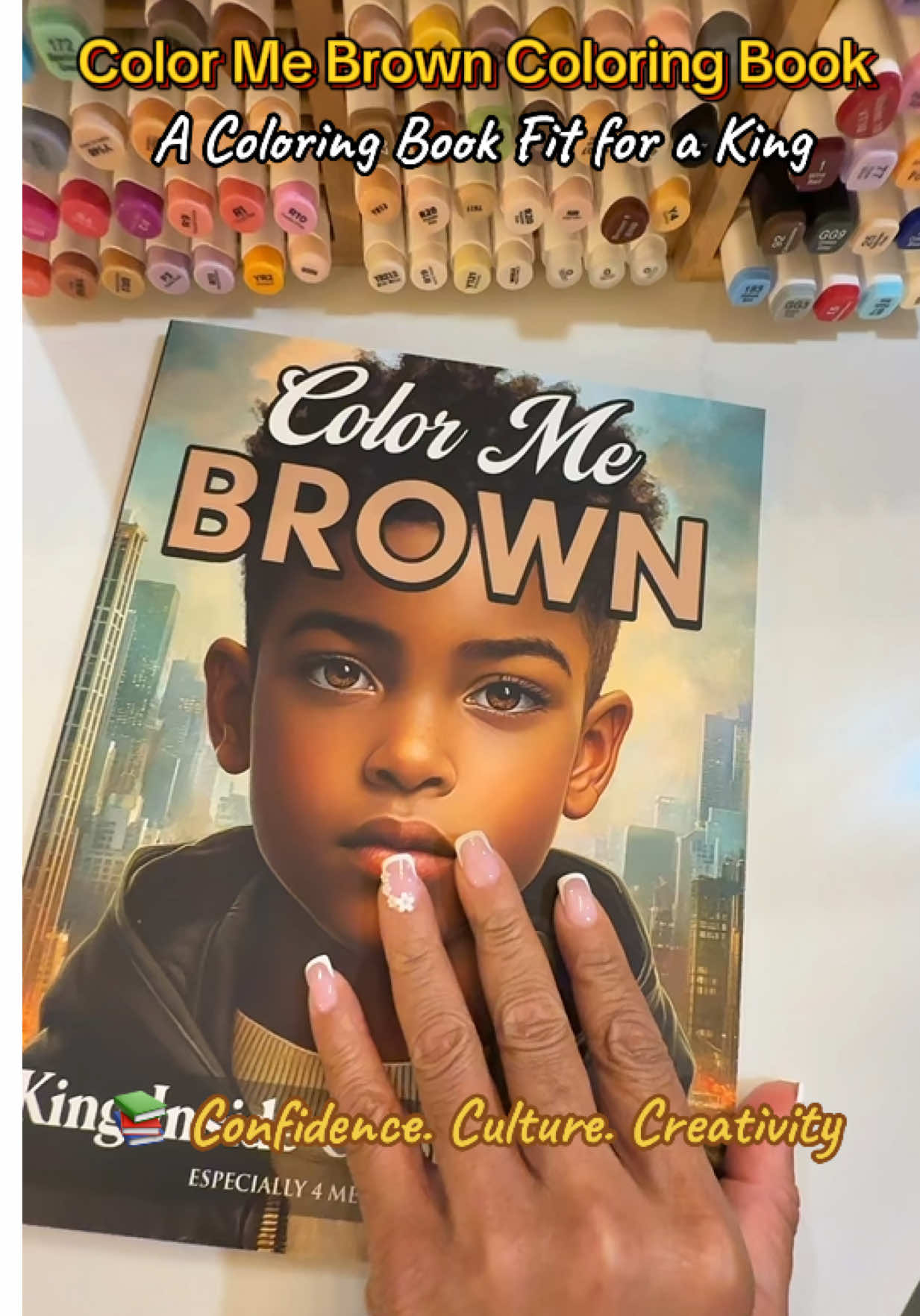 Our Color Me Brown: King Inside Edition Coloring Book 👑 is more than pages to color — it’s confidence, culture, and representation for Black boys everywhere. ✨ A creative way to celebrate identity, empower young kings, and make coloring meaningful. 🎨 #ColoringBook #boymom #fyp #blackking #BlackTikTok @ShaqDieselONeal @Kevin Hart  @Will Smith @Steve Harvey 