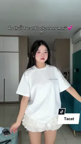 Áo thun Tacat raglan basic nam nữ mặc xinh nha #linhlipreview #tacat #aothun 