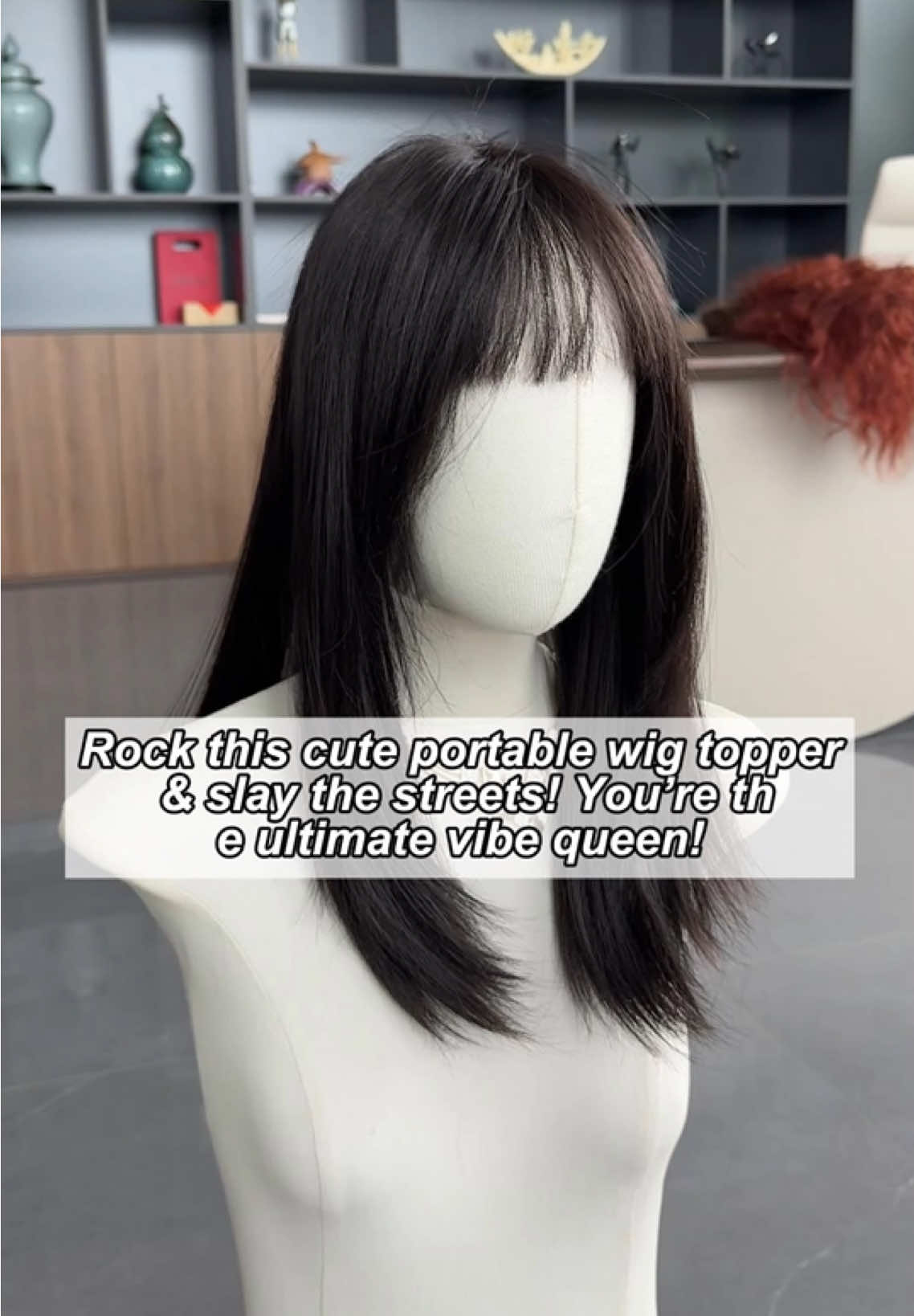 Rock this cute portable wig topper  & slay the streets! You’re the ultimate vibe queen! #hairtopper #fyp #tiktokmademebuyit #onlycutehair #thinhair 