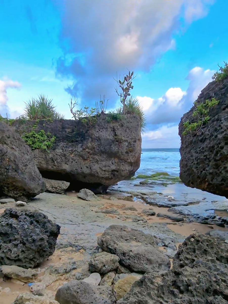 salah satu hidden gem nya pantai di jogja, ada yg pernah kesini??? melayani :  ➡️ Sewa Mobil & Driver ➡️ Private Trip ➡️ Paket Wisata ☎️ 0895808620403 #sewamobiljogja #paketwisatajogja #privatetrip #jogja #fyp 