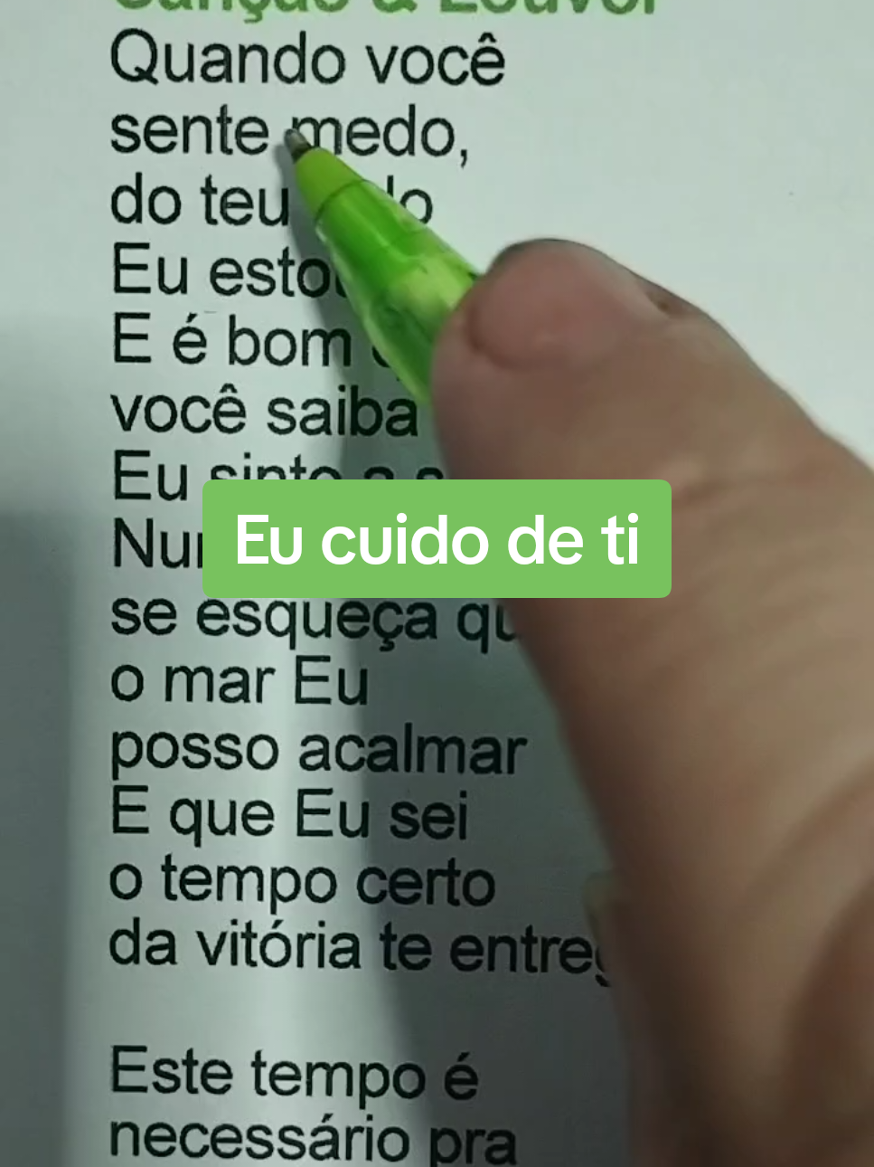 Eu cuido de ti #louvor #gospel 
