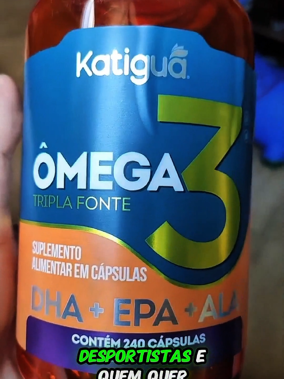 Omega 3 1000mg Com 240 Cápsulas #Omega3 #SuplementoAlimentar #1000mg #240Capsulas #SaúdeCardiovascular