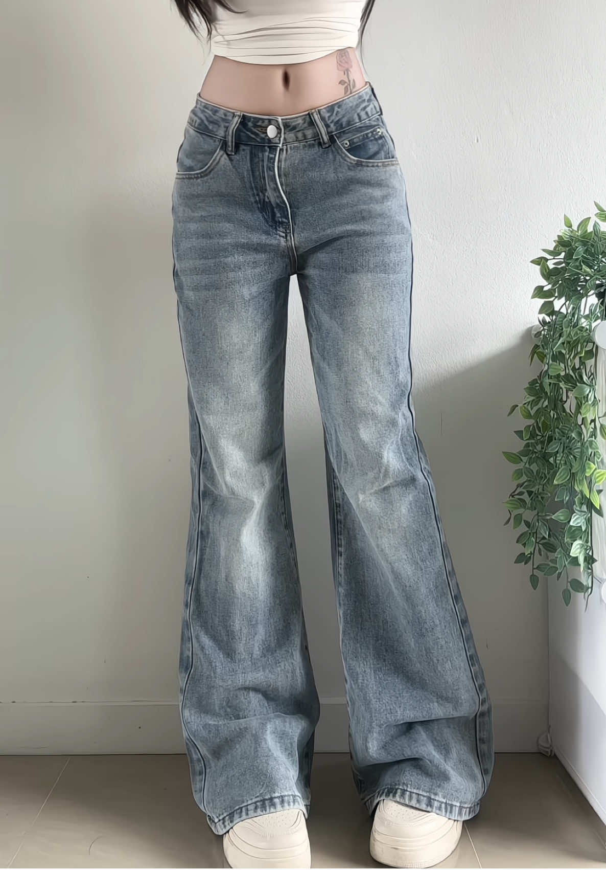 ของเขาไซส์sนะคะ✨🎀#กางเกงยีนส์#กางเกงยีนส์ขาม้า#กางเกงยีนส์ขาม้าเอวต่ำ#jeans #outfit 