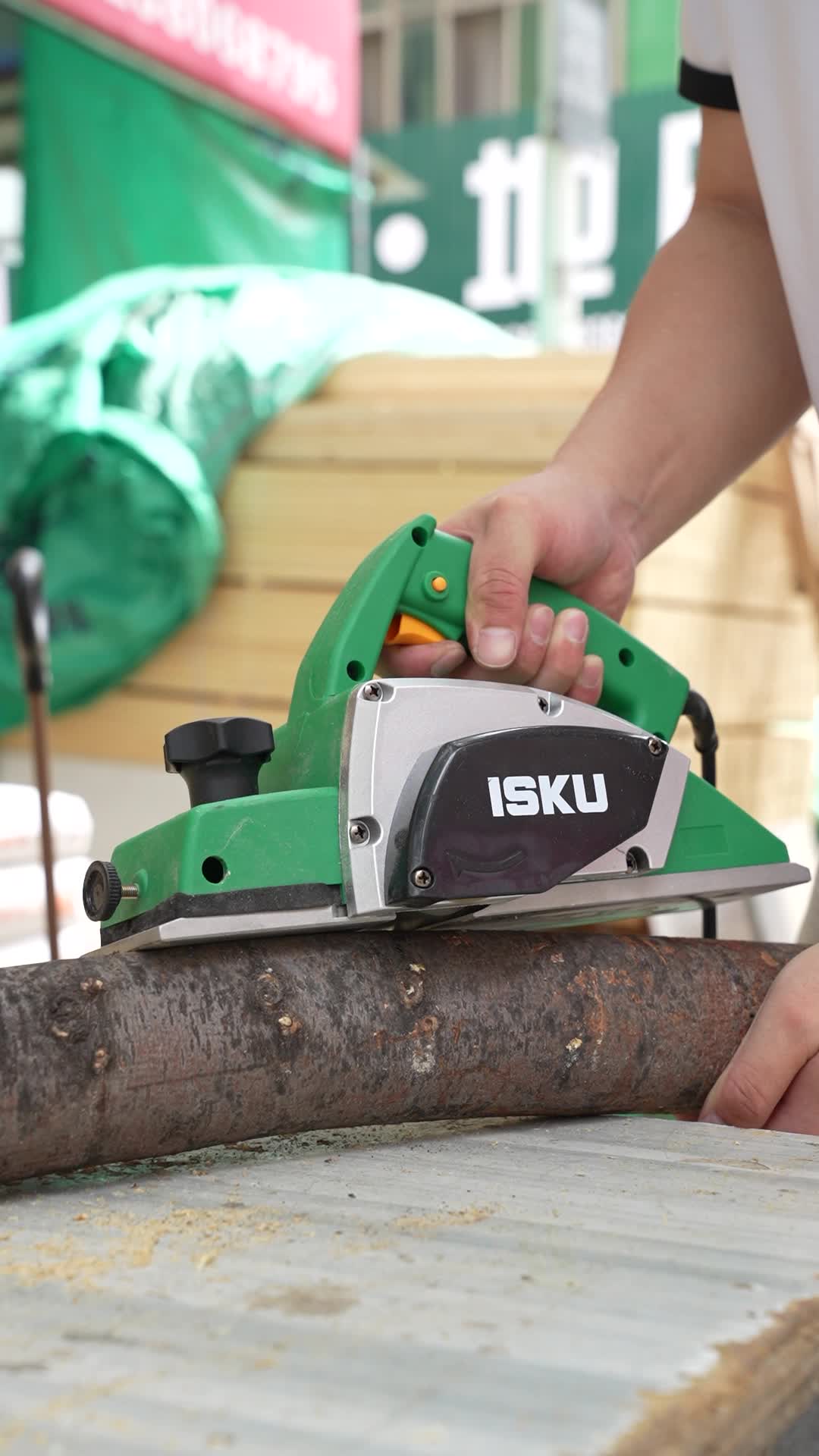 ISKU Mesin Ketam Listrik 450W/Mesin Serut Kayu Elektrik/Electric  Planer Machine/Ketam Kayu Anti Slip Grip Tutorial planer listrik, tutorial alat renovasi, tutorial alat perbaikan, video HD 4K, ISKU TOOLS 