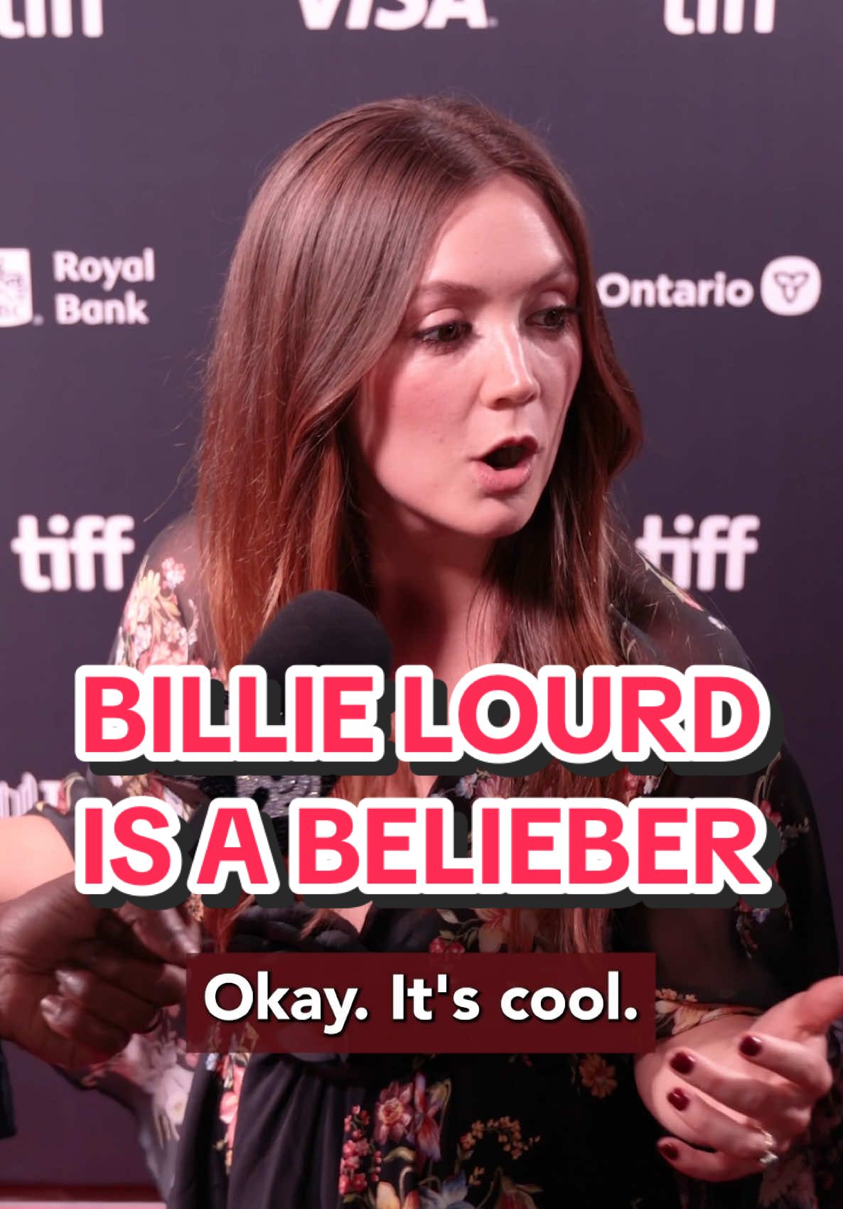 #billielourd is a #belieber and we are HERE for it!! 💖🙌🏼 #tiff #toronto #justinbieber  