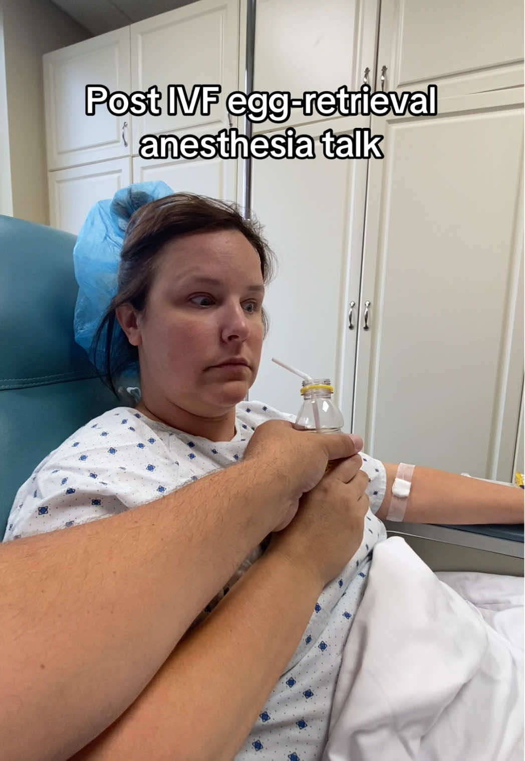 🫣 Apparently I say the darnest things under anesthesia. This IVF egg retrieval honestly went great, and we’ll get the results soon! Say some big prayers, y’all! 🙏 #ivfjourney #eggretrieval #anesthesia #anesthesiatiktok #ivf 
