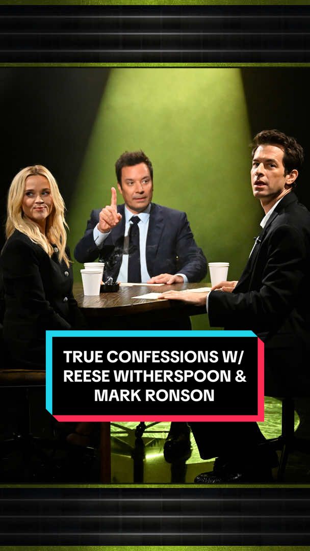 Did @Reese Witherspoon get the ladies of Big Little Lies to go skinny dipping in the Pacific after a night shoot? @Mark Ronson & Jimmy get to the bottom of it in True Confessions! #FallonTonight #TonightShow #ReeseWitherspoon #MarkRonson #BigLittleLies 