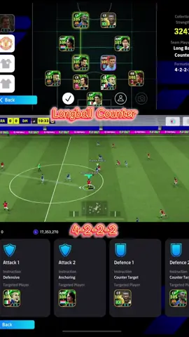 4-2-2-2 โค้ชใหม่ fabio capello Link up Longball Counter🎮⚽️#ฟีดดดシ #เปิดการมองเห็น #efootball #efootballmobile #เปสดิว่ะ 