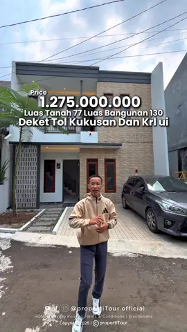 RUMAH SIAP HUNI DI JAGAKARSA JAKARTA SELATAN TERMURAH DENGAN TANAH YANG LUAS • Luas tanah 77 mtr • Luas bangunan -/+ 130 mtr • K. Tidur 3+ 1 • K. Mandi 3 • Service Area • Carport 2 mobil • Mini Garden *1.275 M (Nego)* ー- *Free* *Kichenset_* *1 Unit AC 1 P/k* *1 Unit Lampu Gantung*- LOKASI STRATEGIS :  • 5 Menit Tol Kukusan • 3 Menit Krl Universitas indonesia • 10 Menit ke pusat kuliner • 10 Menit Rumah Sakit Mau tanya tanya dulu atau langsung VISIT SHOW UNIT DM @propertitour.official ☎️081250327272 ☎️085691341909 #RumahJakarta #PropertiJakarta #SmartHome #InvestasiProperti #HunianModern  