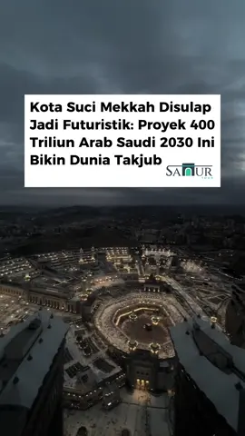 Transformasi Futuristik kota Makkah Masar Destination adalah mega proyek senilai US$26,7 miliar (sekitar Rp430 triliun), yang sedang membentuk koridor modern sepanjang 3,65 km menuju Masjidil Haram.  Dirancang oleh arsitek internasional dan dikembangkan oleh UAQ, proyek ini menjadi bagian penting dari Visi 2030 Arab Saudi. Dengan lebih dari 24.000 kamar hotel, 13.000 unit hunian, serta transportasi canggih seperti metro dan bus cepat, Masar dirancang untuk meningkatkan kenyamanan hingga 30 juta jemaah setiap tahun.  Tak hanya mendukung ibadah, proyek ini juga menciptakan 16.000 lapangan kerja dan mendorong pertumbuhan ekonomi non-migas. Masar bukan sekadar pembangunan — ini adalah harmoni antara teknologi, kenyamanan, dan spiritualitas.  Sebuah bukti bahwa Makkah siap menyambut masa depan, tanpa meninggalkan akar sucinya. --------------------------------------------------------------------------- ✨ Bersama Sanur Tour, jadikan momen Umroh penuh berkah dengan ibadah yang khusyuk dan nyaman! 📲 Info & Pendaftaran: +62 813-1191-7342 📸 Instagram: @sanurtravelumroh 🌐 Website: www.sanurtourtravel.id #umroh #travelumroh #haji #mekkah #madinah                    