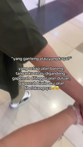 cari pasangan yg mau berjalan bersamamu, bukan yg berjalan meninggalkanmu~