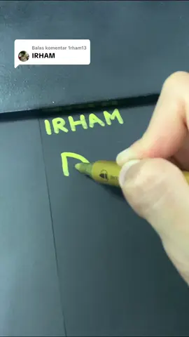 Membalas @1rham13 desain logo IRHAM | komen nama kamu #logos #logonama #logodesign #logonamechallenge 