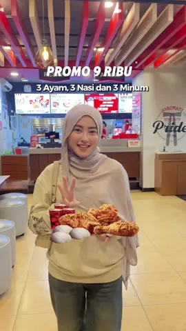 Beneran cuma 9 ribu beli sebanyak ini  @thinkyup.id   #KFCIndonesia #KFCTripleTreat #PromoKFC #HematPuas