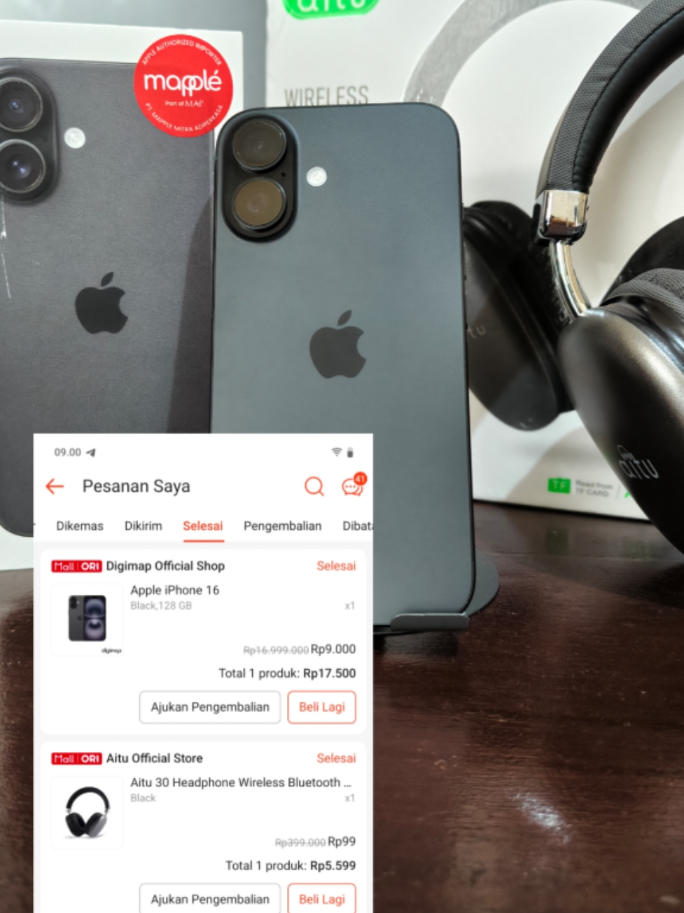 Alhamdulillah bisa unboxing Iphone 16 yang ke 3. 😇 Syang bgt proses WARny lupa records. 😅 Buat yg masih gak percaya Flash sale, mending ttep gak percaya aja ya!! 🤭 Hati hati sama jastip tipu tipu!!! . . #asmr #unboxing #iphone16 #flashsale #shopee 