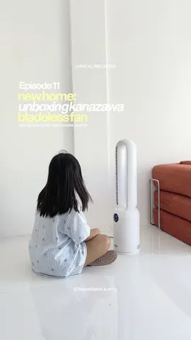 BLADELESS FAN WITH AIR PURIFIER 🌬️🏠 Ang lakas maka hotel vibes ng electric fan na ‘to!! With remote & touch control pa!! @KANAZAWA #kanazawa #kanazawaph #kanazawabladelessfan #bladelessfan 
