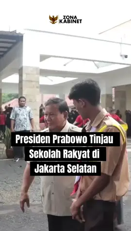Presiden Prabowo Tinjau Sekolah Rakyat Di Jakarta Selatan