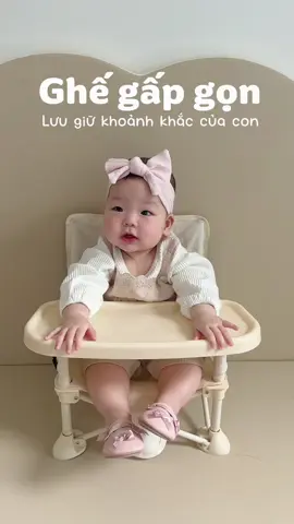 Đam mê sống ảo chụp choẹt cho con thì không thể thiếu cái ghế gấp gọn style Hàn Quốc này nha các mom 🥰🥰🥰 auto lên ảnh xinh xỉuuuu. Còn có thể cho con ngồi ăn lun nè, gấp gọn có chút xíu mang đi cafe/picnic quá là tiện 💯💯 #phukienchobe #ghegapgon #embe 