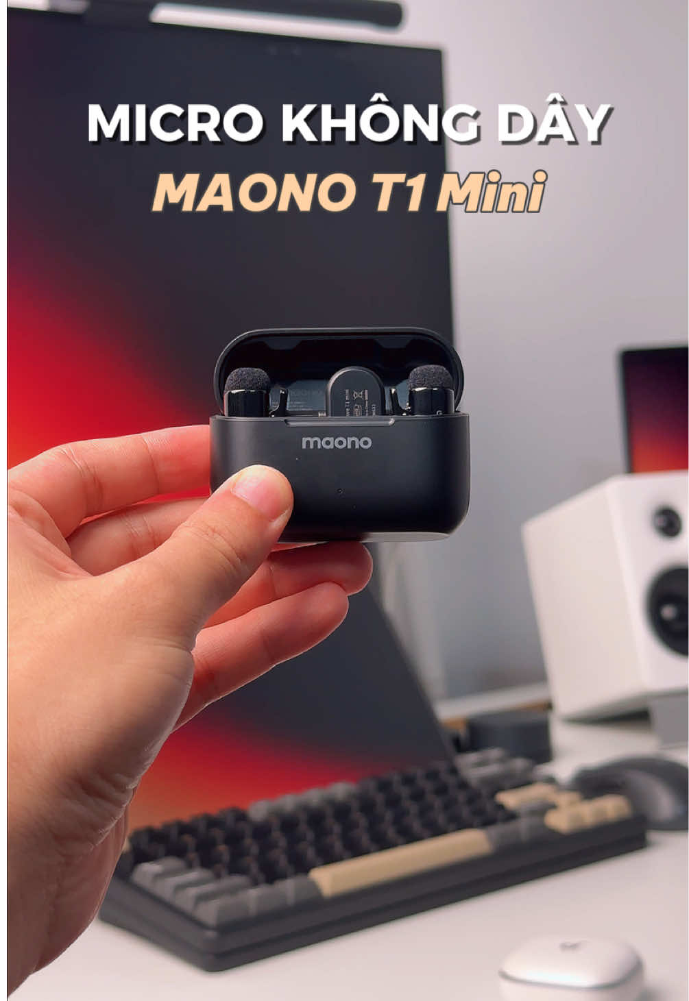 Mình đang thu âm trực tiếp bằng Maono T1 mini, rất phù hợp cho những anh em bắt đầu sáng tạo nội dung với chi phí vừa phải. @Maono Microphone Store  #maono #brownq_setup #maonot1mini #microkhongday #internetmicrophone 