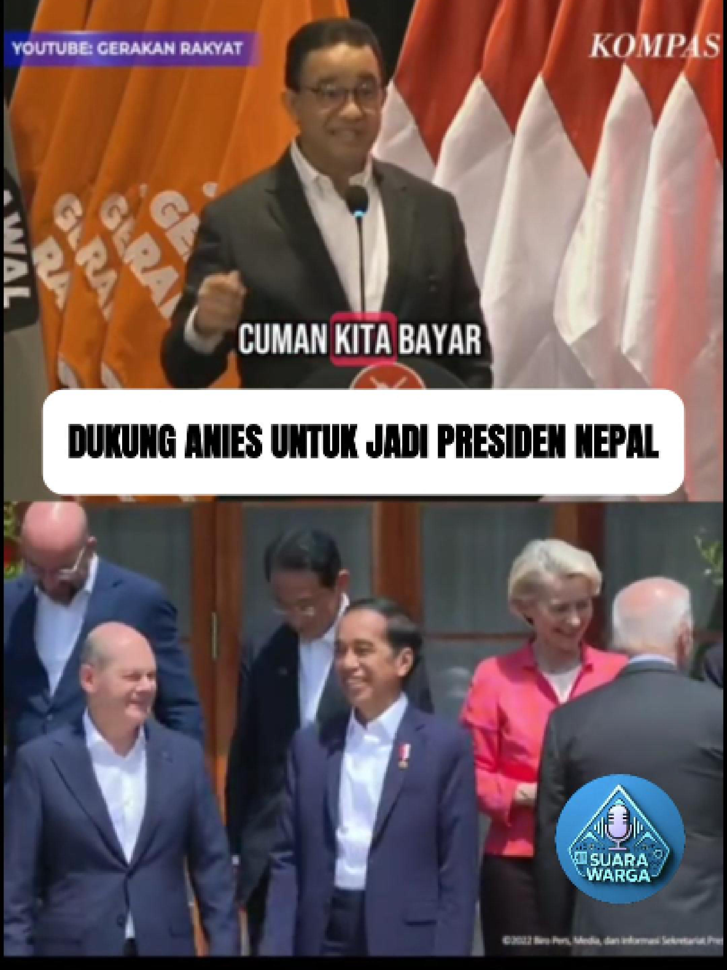 Sangat Cerdas, Kita Dukung Anies Untuk Jadi Presiden Nepal. Komen dan Share Kalau Setuju