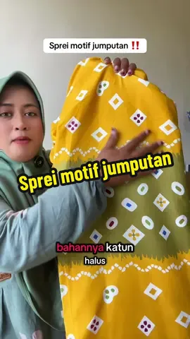 Sprei motif jumputan #sprei #spreimurah #cuantanpabatas 