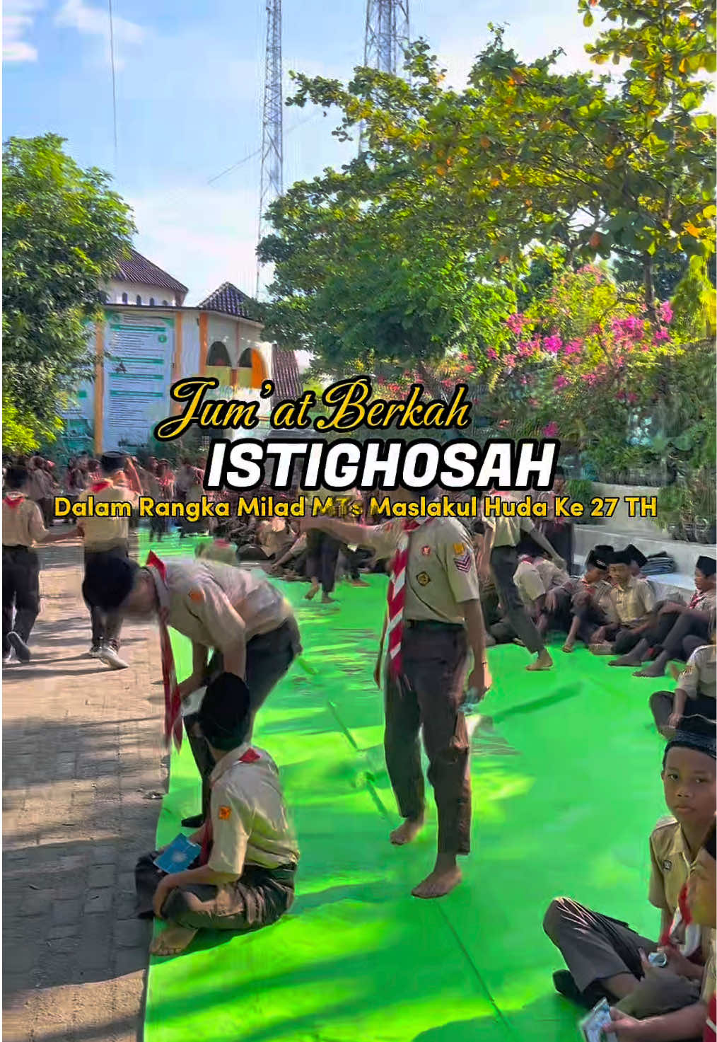 dalam rangka Menyambut Milad MTs Maslakul Huda Yang Ke-27 TH ini dengan Rasa Syukur kami mengadakan Jum’at Berkah Dengan Istighosah dan Maulid Bersama  Semoga Kita mendapatkan Berkah Maulid nabi Muhammad SAW  Amin 🤲🏻🤲🏻 @Bang Mardi @PENMAD KEMENAG REMBANG @kemenag.rembang @Kementerian Agama RI  #HUTMASDA #Madrasahbermartabat #istighosah #maulidnabi