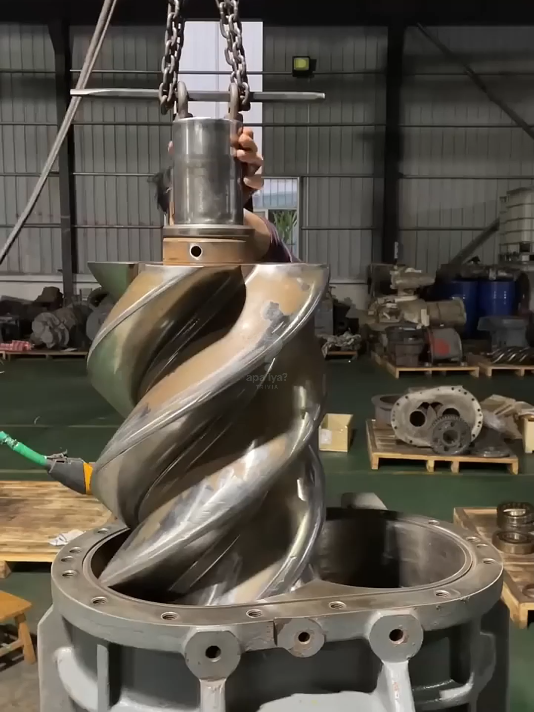 Kecil tp punya pengaruh besar😱  . . . #pengetahuan #teknologi #machine #rotary #screwaircompressor #fyp