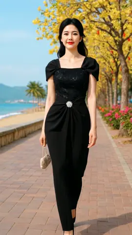 Váy thiết kế sang trọng thanh lịch #vaynu #damnu #damthietke #vayxinh 
