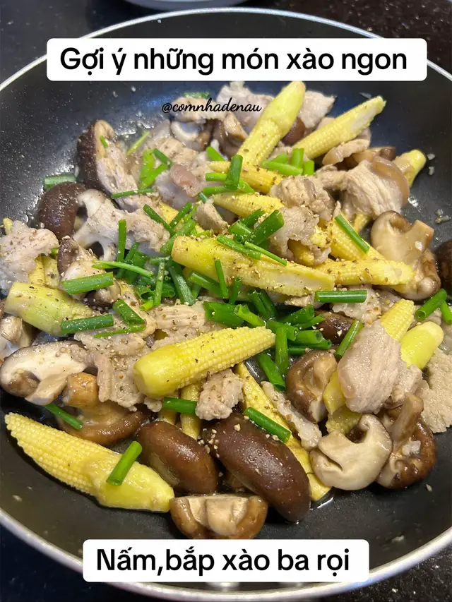 Gợi ý những món xào ngon nếu thấy hợp với nhà mình thì lưu lại có khi cần #comnhadenau #nhưngmonxaongon#comngonmoingay 