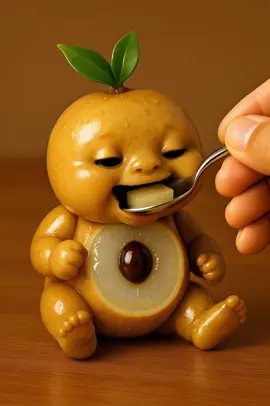 Longan Baby Eating ASMR #asmr #asmrsounds #foodasmr #asmrai #fyp 