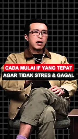 Cara mulai if agar tidak stres & gagal. Credit: dr. Tirta & Gabriel Rey Jangan lupa cek ebook panduan intermittent fasting untuk pemula di link bio. #infosehat #kesahatan #intermittentfasting #drtirta #turunberatbadan 