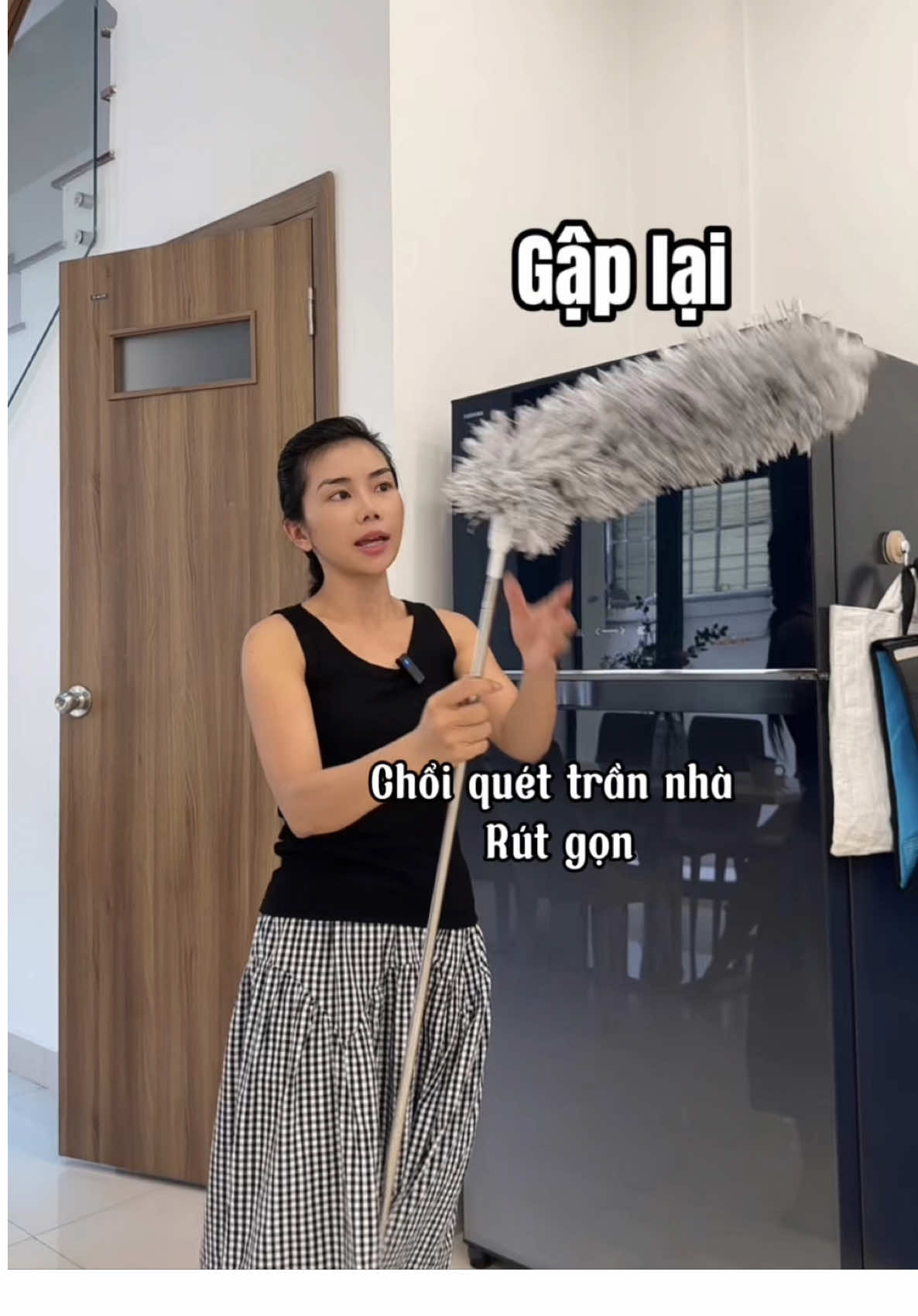 Chổi quét trần nhà rút gọn, dài 2,8m #choiquettrannha #giadungtienich 