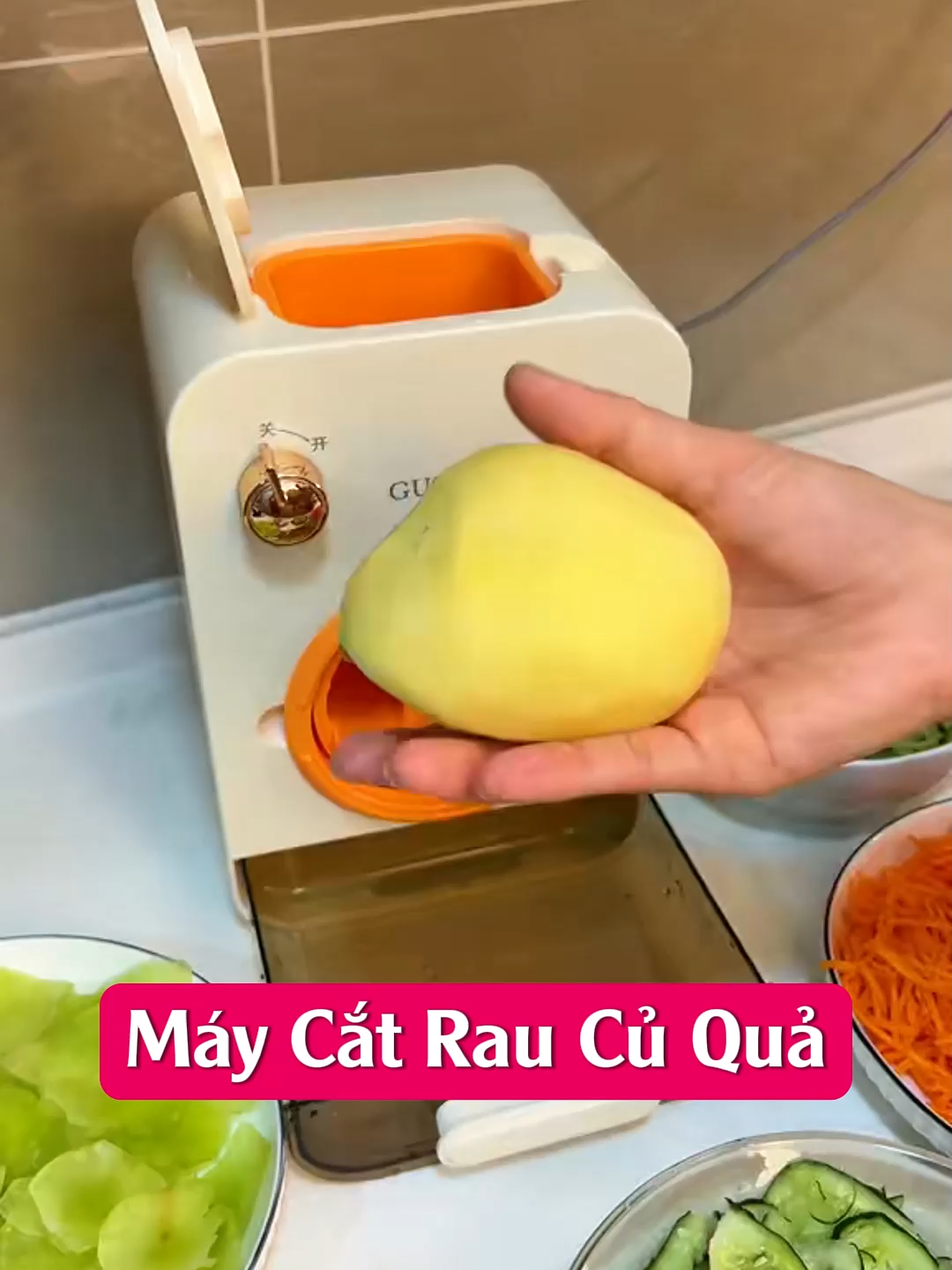 Máy cắt rau củ quả – nhanh gọn, đẹp mắt#smart #maycatraucu #giadungnhabep #dogiadung #giadungthongminh