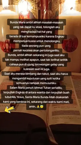 Doakanlah doa ini setiap hari. Kita akan memperoleh manfaatnya, dalam situasi apapun, terlebih saat tengah mengalami masalah berat dan sulit, bahkan saat merasa hampir putus asa.#tuhanyesusmemberkati #amin 