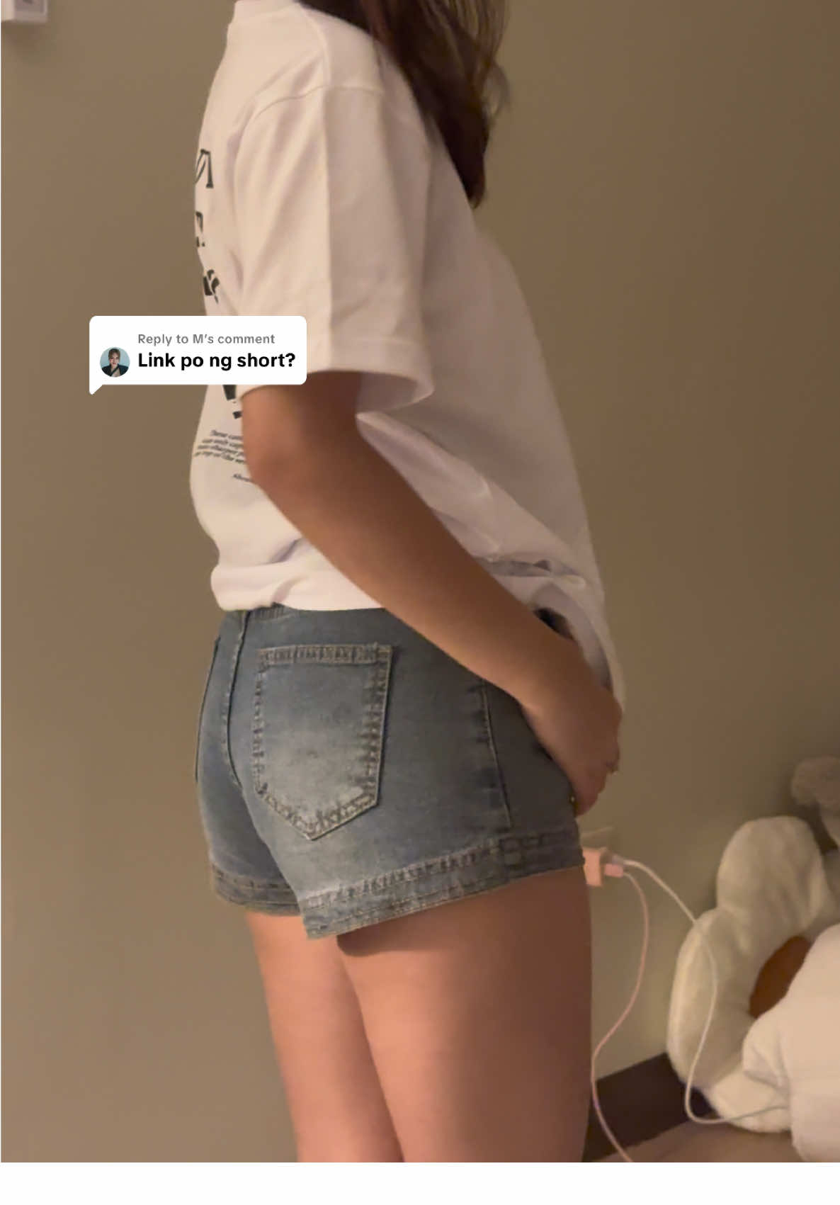 Replying to @M ganda ng fit! #denimshorts #shorts #shortsforwomen #outfit 